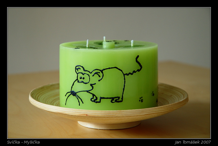 Svíčka - Myšička